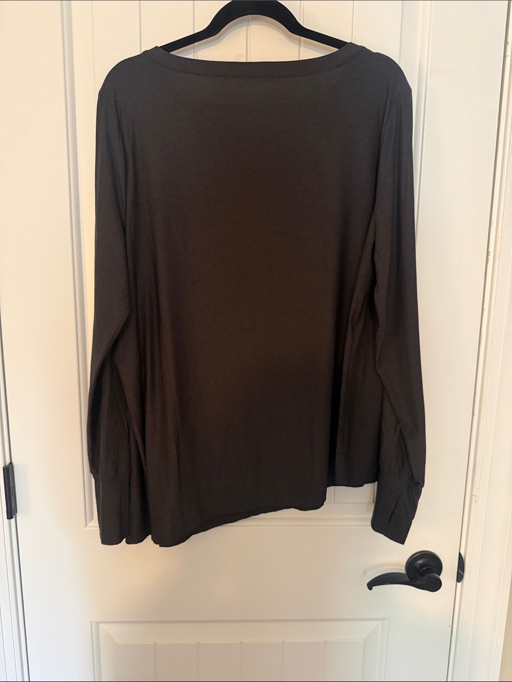 BNWT Old Navy Charcoal Gray Long Sleeve Top - Picture 4 of 6